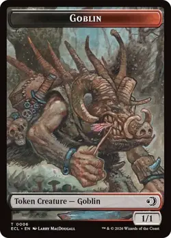 4x Faerie/Goblin Token, Lorwyn Eclipsed Tokens, MTG, 4 pack, Magic - Image 2