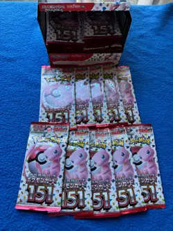 Pokemon 151 Booster 10 Packs Scarlet & Violet Japan - US Seller Fast Shipping - Image 2