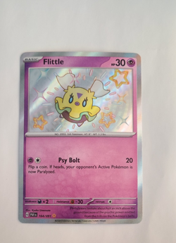 Pokemon 2024 Paldean Fates Flittle 164/91 Holo Rare Baby Shiny NM - Image 1
