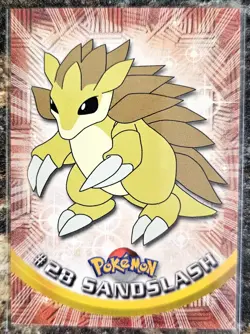 1999 Pokemon Topps Sandslash 28 Ungraded NM or Better - Image 1