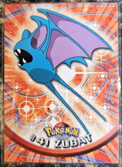 1999 Pokemon Topps Zubat 41 Ungraded NM or Better - Image 1