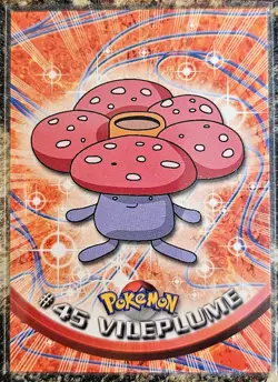 1999 Pokemon Topps Vileplume 45 Ungraded NM or Better - Image 1