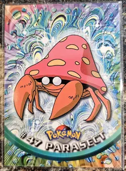 1999 Pokemon Topps Parasect 47 Ungraded NM or Better - Image 1