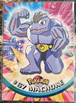 1999 Pokemon Topps Machoke 67 Ungraded NM or Better - Image 1