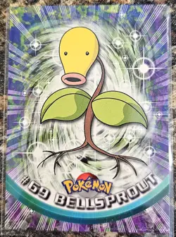 1999 Pokemon Topps Bellsprout 69 Ungraded NM or Better - Image 1