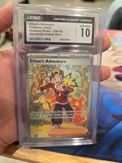 Ethan's Adventure 236/182 SIR - Pokemon Destined Rivals - CGC GEM Mint 10 - Image 3