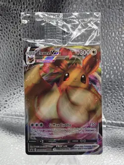 Pokemon TCG Eevee VMAX SWSH087 Shining Fates Promo Seal - Image 1