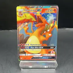 Pokemon TCG Charizard GX Hidden Fates Card 9/68 - Image 1