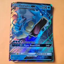 Gyarados GX SM212 Black Star PROMO Pokemon card Rare holo - Image 1