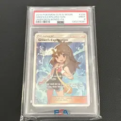 Pokemon TCG Greens Exploration PSA 9 Unbroken Bonds 209/214 Full art 2019 - Image 1