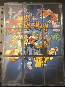 Pokemon 1999 Topps Tv Series Set Of 9 - Image 1