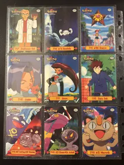 Pokemon 1999 Topps Tv Series Set Of 9 - Image 2