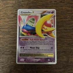 Pokemon Cresselia LV.X 103/106 Great Encounters Ultra Rare Holo Level Up 100 HP - Image 1