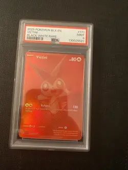 Pokemon TCG Black Bolt White Flare Red Victini Card 2025 English BWR 171/086 - Image 1