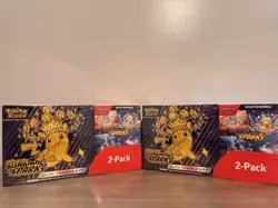 Pokemon Surging Sparks ETB & Booster Bundle Costco Pack Sealed *Lot Of 2* - Image 2