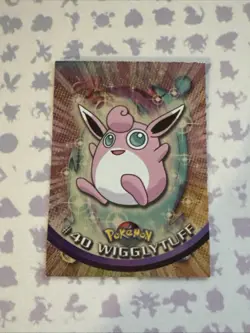 Pokemon Topps - TV Animation Edition - Wigglytuff #40 - FOIL - NM - Image 1