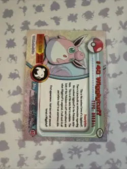 Pokemon Topps - TV Animation Edition - Wigglytuff #40 - FOIL - NM - Image 2