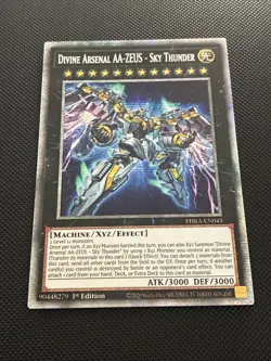 Yu-Gi-Oh! Divine Arsenal AA-ZEUS Sky Thunder Starlight Rare PHRA-EN045 Near Mint - Image 1