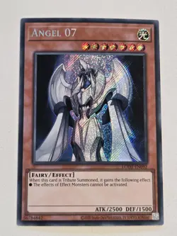 Angel 07 LODT-EN092 Secret Rare Yugioh Light of Destruction 2024 Unlimited Mint - Image 1