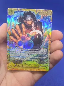 One Piece Legacy of the Master Bartholomew Kuma OP12-119 Secret Rare SEC MP - Image 2