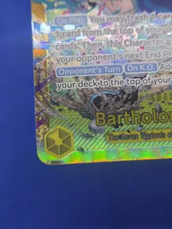 One Piece Legacy of the Master Bartholomew Kuma OP12-119 Secret Rare SEC MP - Image 5