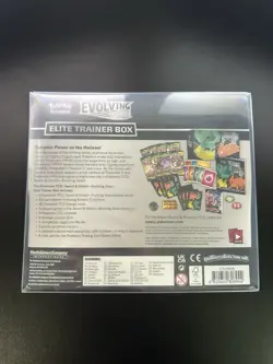 Pokemon Evolving Skies Elite Trainer Box Sleeves Energy Cards Coin Rulebook - Image 2