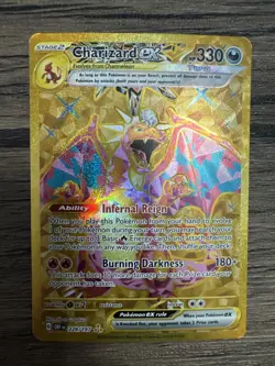 Pokemon TCG Charizard EX Obsidian Flames Holo Hyper Rare Card 228/197 - Image 1