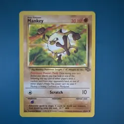Mankey 55/64 – Jungle Set 1999 – Common – Pokemon Card – WOTC – English - Image 1