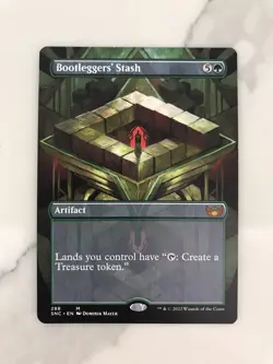 Bootleggers' Stash Extended Borderless MTG Magic the Gathering Card NM Mint SNC - Image 1