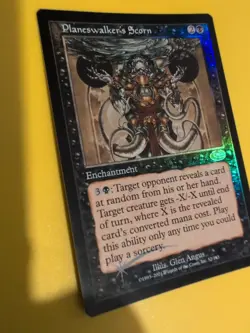 Planeswalker's Scorn. Enchantment rare MTG Card. Planeshift.OLD VINTAGE FOIL - Image 3