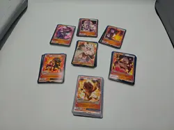 Opened Gamersupps Vcard Awakened Worlds Lot 100 Cards -Fire - Image 2