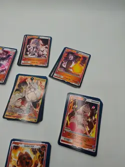 Opened Gamersupps Vcard Awakened Worlds Lot 100 Cards -Fire - Image 4