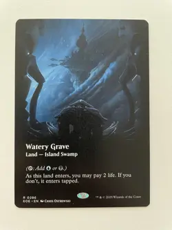 MTG Watery Grave BORDERLESS 0286 EOE - Image 1
