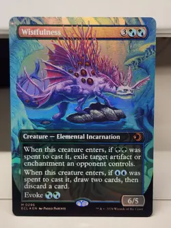 Wistfulness (Borderless) Lorwyn Eclipsed FOIL NM - Image 1