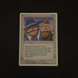 Magic The Gathering Fourth Edition Land Tax #284 Lightly played - Image 1