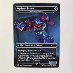 Darksteel Colossus / Optimus Prime Secret Lair: Transformers Vs Megatron MTG - Image 1
