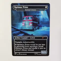 Darksteel Colossus / Optimus Prime Secret Lair: Transformers Vs Megatron MTG - Image 2