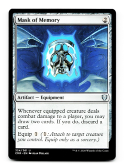 Mask of Memory [Commander Legends] Magic MTG - NM - Image 1