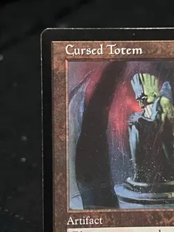 Magic the Gathering Cursed Totem - Mirage ~LP~ MTG - Image 3