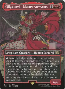 Gilgamesh, Master-at-Arms (Borderless) R FINAL FANTASY 338 - LP MTG - Image 1