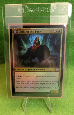 x1 Child of the Pack Innistrad: Crimson Vow Foil - #234 - Human Werewolf - Image 4