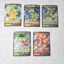 Pokemon Black Star Promo V Card Lot of 5 - Image 1