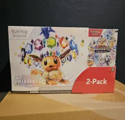 Pokemon TCG Prismatic Evolutions Costco Bundle ETB + Booster Bundle New & Sealed - Image 1