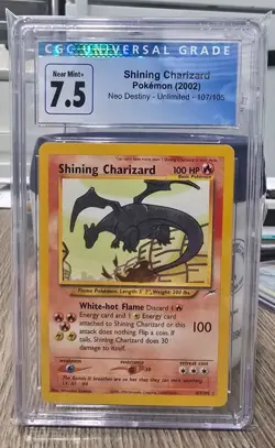 2002 - SHINING CHARIZARD - Neo Destiny - CGC 7.5 - Great Centering - POKEMON TCG - Image 1