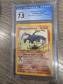 2002 - SHINING CHARIZARD - Neo Destiny - CGC 7.5 - Great Centering - POKEMON TCG - Image 3