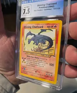 2002 - SHINING CHARIZARD - Neo Destiny - CGC 7.5 - Great Centering - POKEMON TCG - Image 5