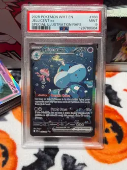 2025 POKEMON SV WHITE FLARE WHT EN JELLICENT EX SPECIAL ILLUSTRATION RARE PSA 9 - Image 1