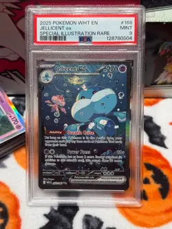 2025 POKEMON SV WHITE FLARE WHT EN JELLICENT EX SPECIAL ILLUSTRATION RARE PSA 9 - Image 2