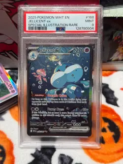 2025 POKEMON SV WHITE FLARE WHT EN JELLICENT EX SPECIAL ILLUSTRATION RARE PSA 9 - Image 3