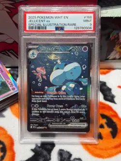 2025 POKEMON SV WHITE FLARE WHT EN JELLICENT EX SPECIAL ILLUSTRATION RARE PSA 9 - Image 4